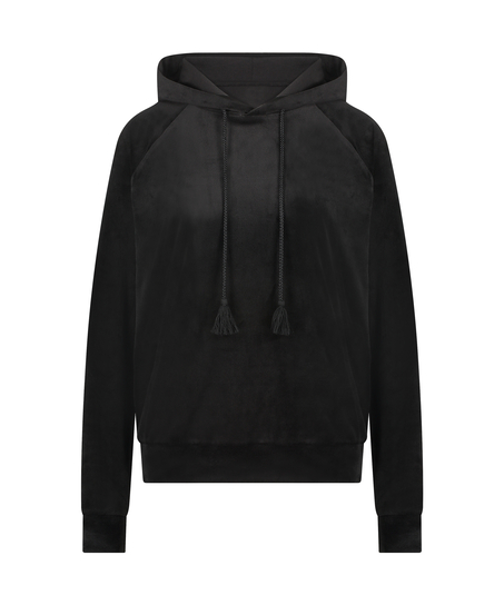 Topp Velours, Svart