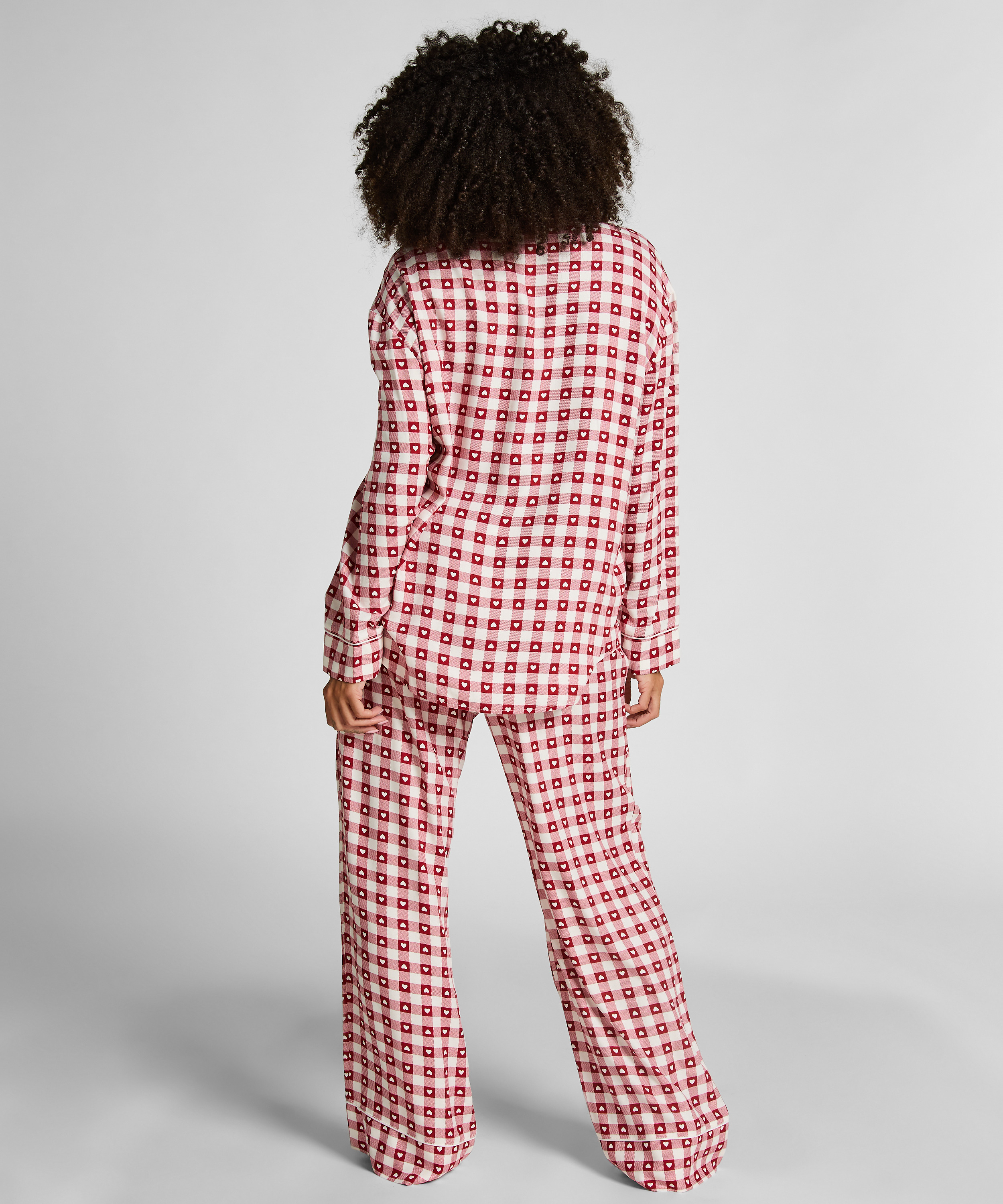Pyjamassett twill, Rød, main
