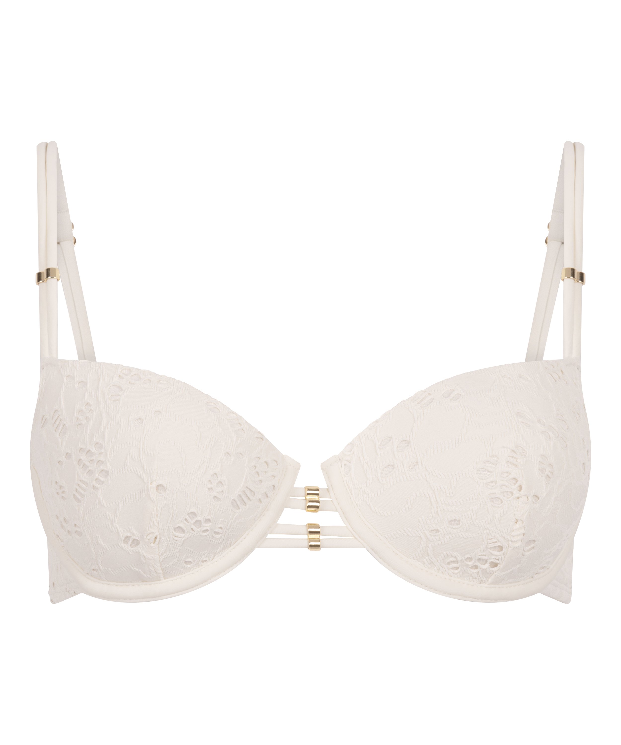 Crochet Bikini Top, Hvit, main