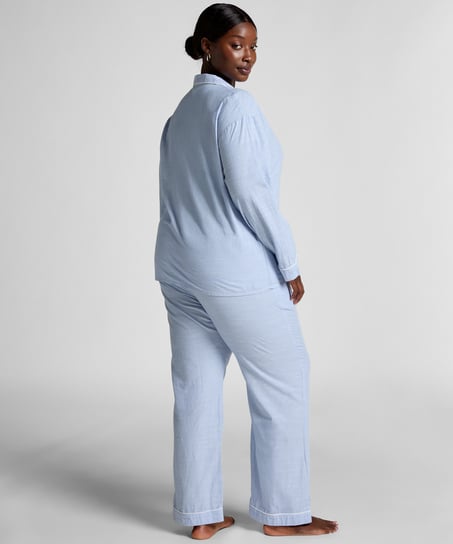 Jakke i bomull, Blå