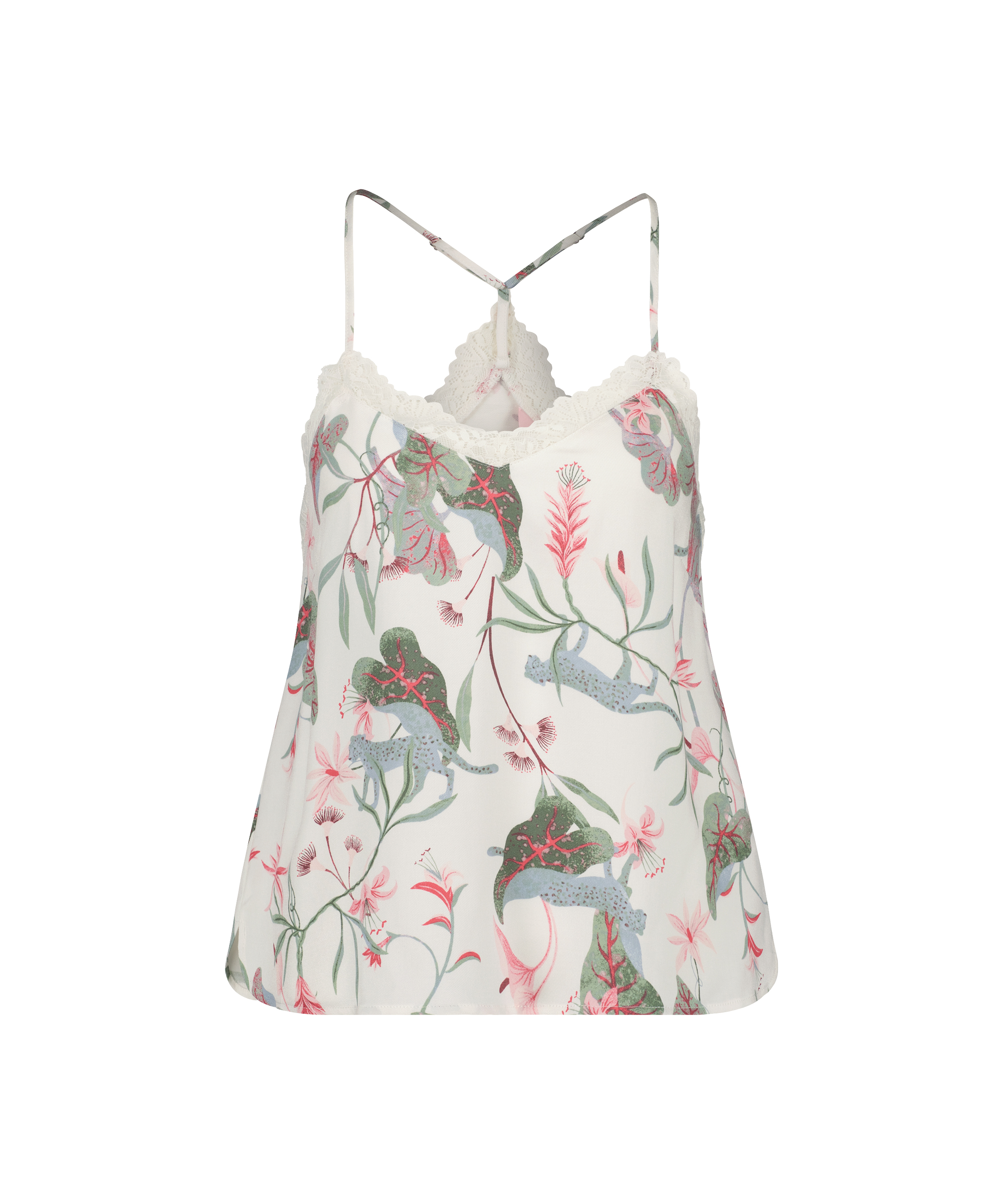 Cami-topp Woven Lace, Hvit, main