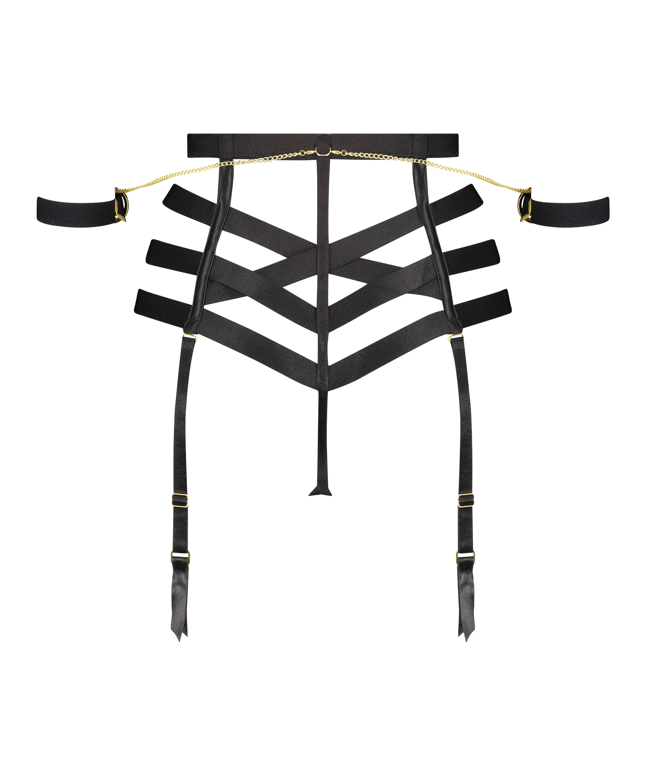 Ivy høylivet thong, Svart, main