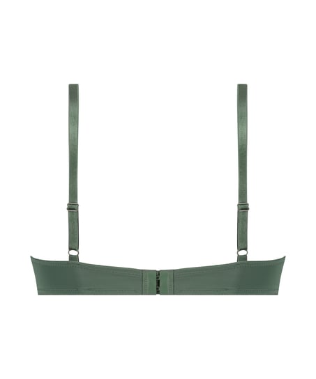 Vattert bh med b&oslash;yle Plunge, Gr&oslash;nn