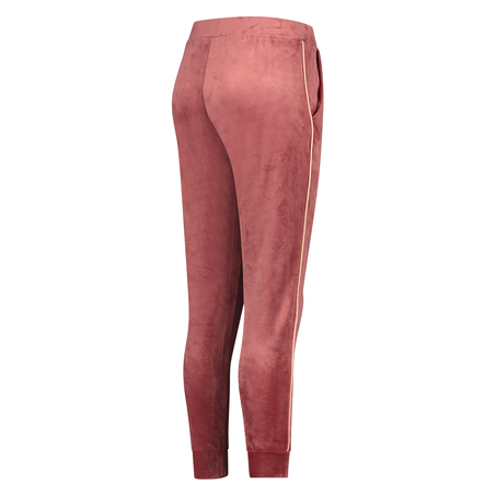 Velours Jogging Bottoms, Rosa