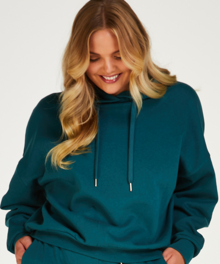 Longsleeved Hoodie, Bl&aring;