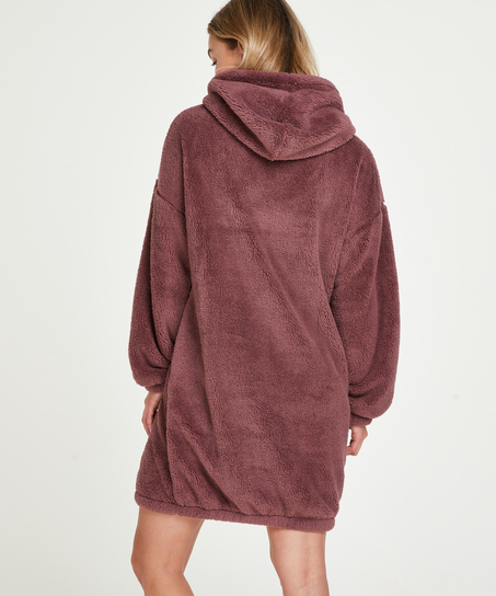 Kose fleece kjole, Rosa