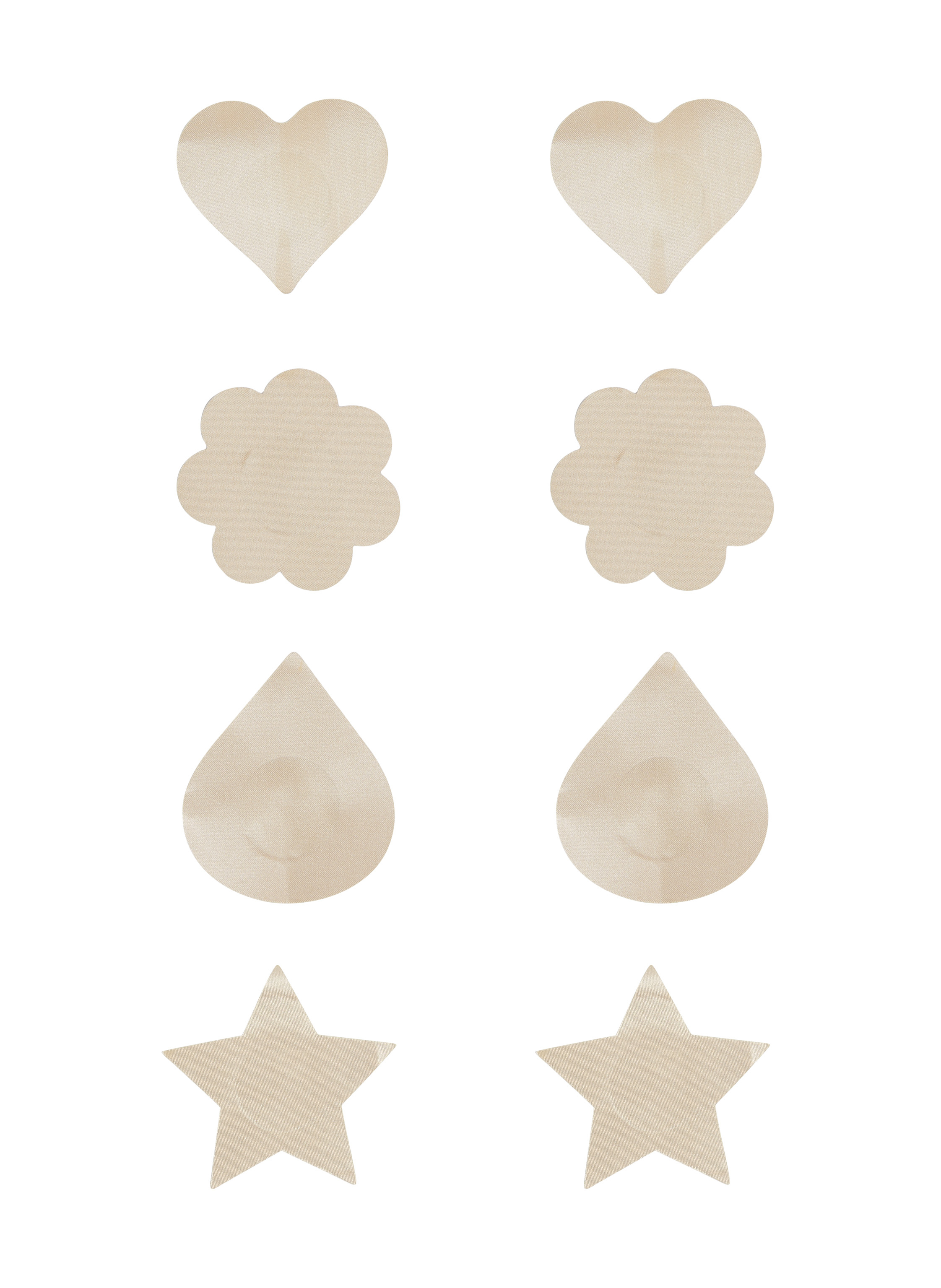 4-pakning Nipple Covers, Beige, main