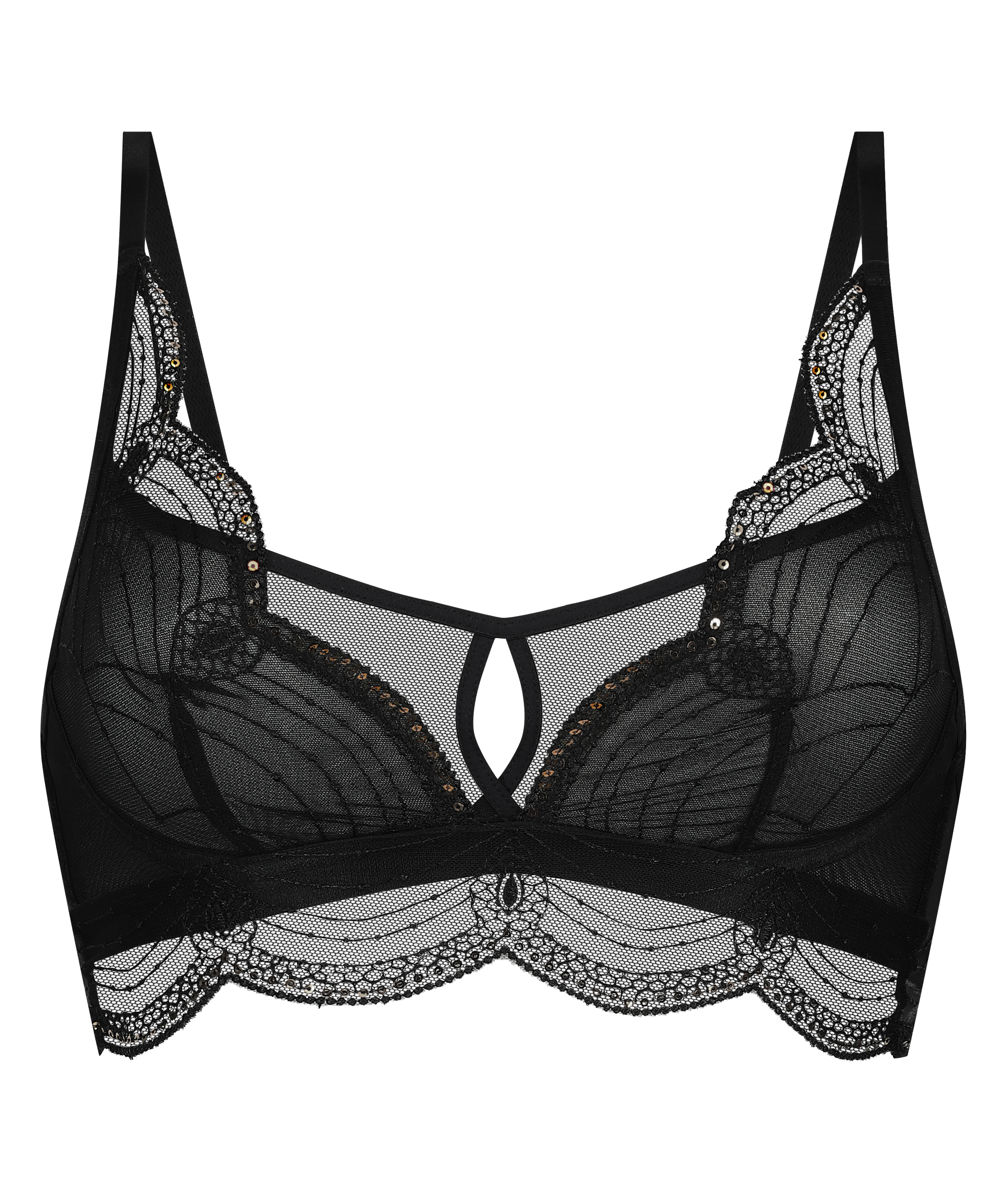 Bralette Ruby, Svart, main