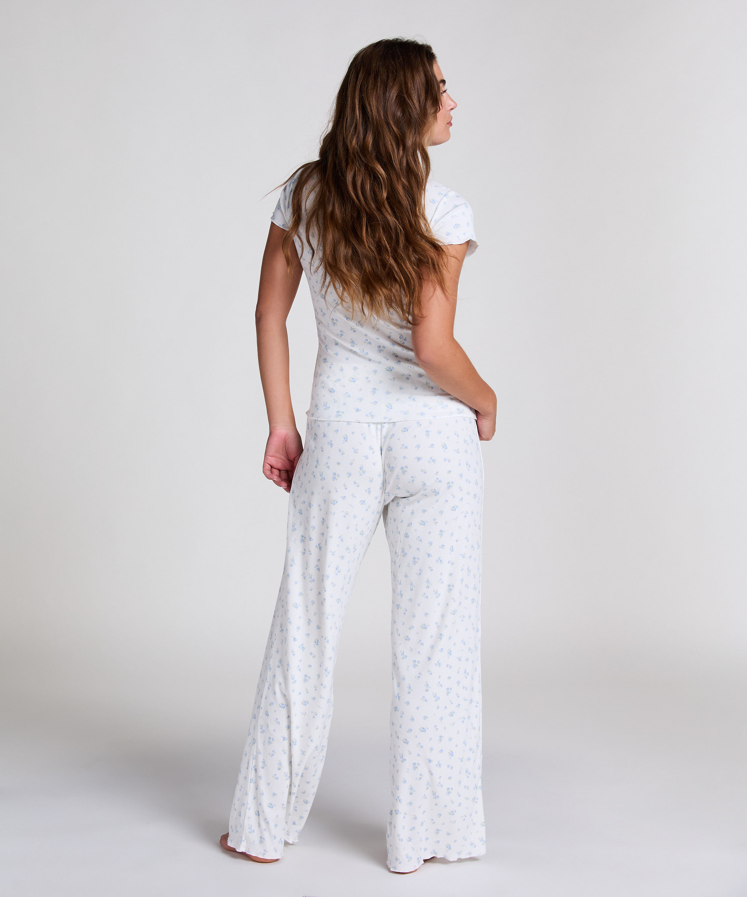 Pyjamassett – Ribbestrikket, Blå, main