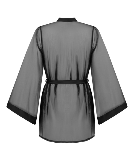Kimono Maxime Tulle, Svart