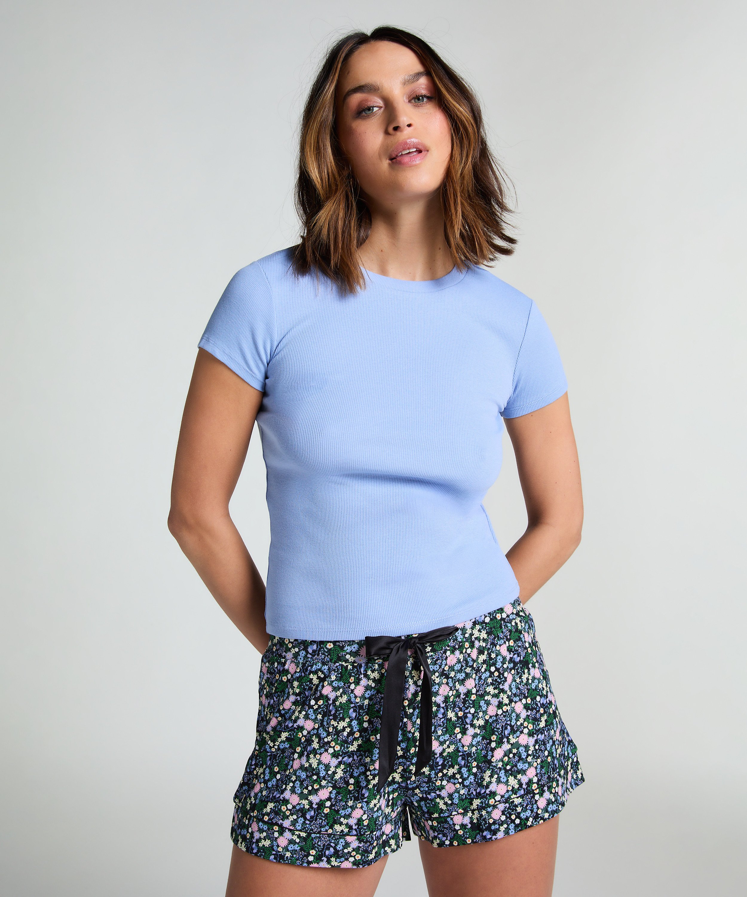 Short Jersey, Svart, main