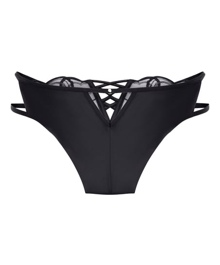 Olivia Highleg Brazilian, Svart