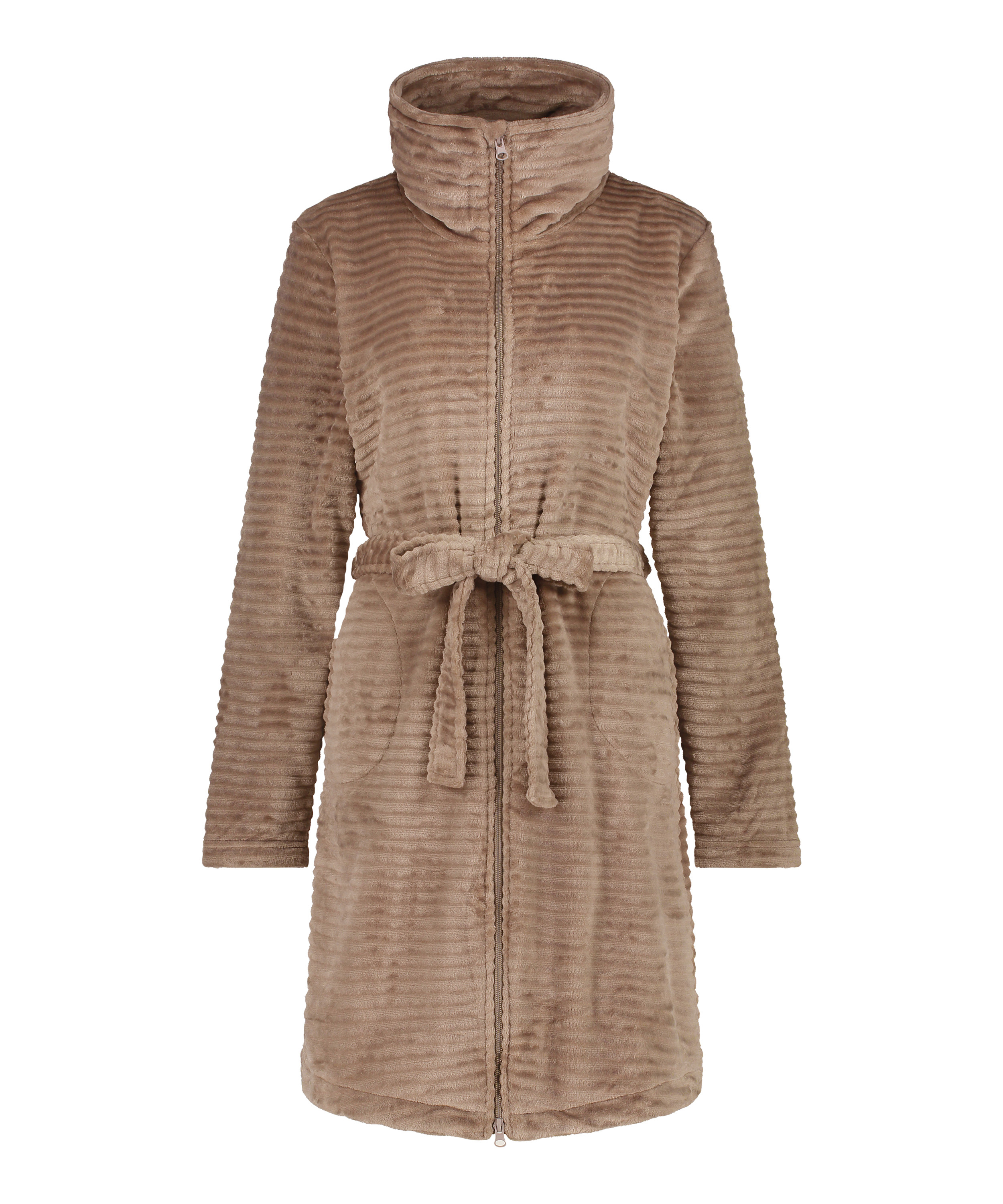 Badekåpe Zip Fleece, Grå, main