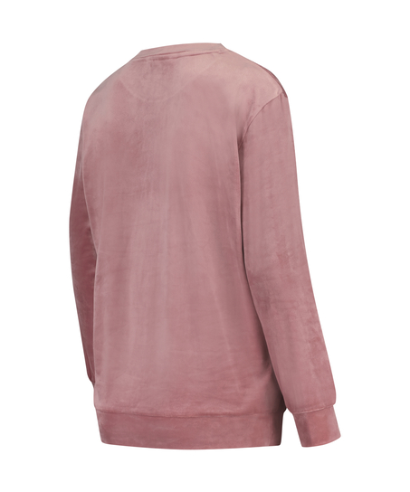 Amme-topp Velours, Rosa