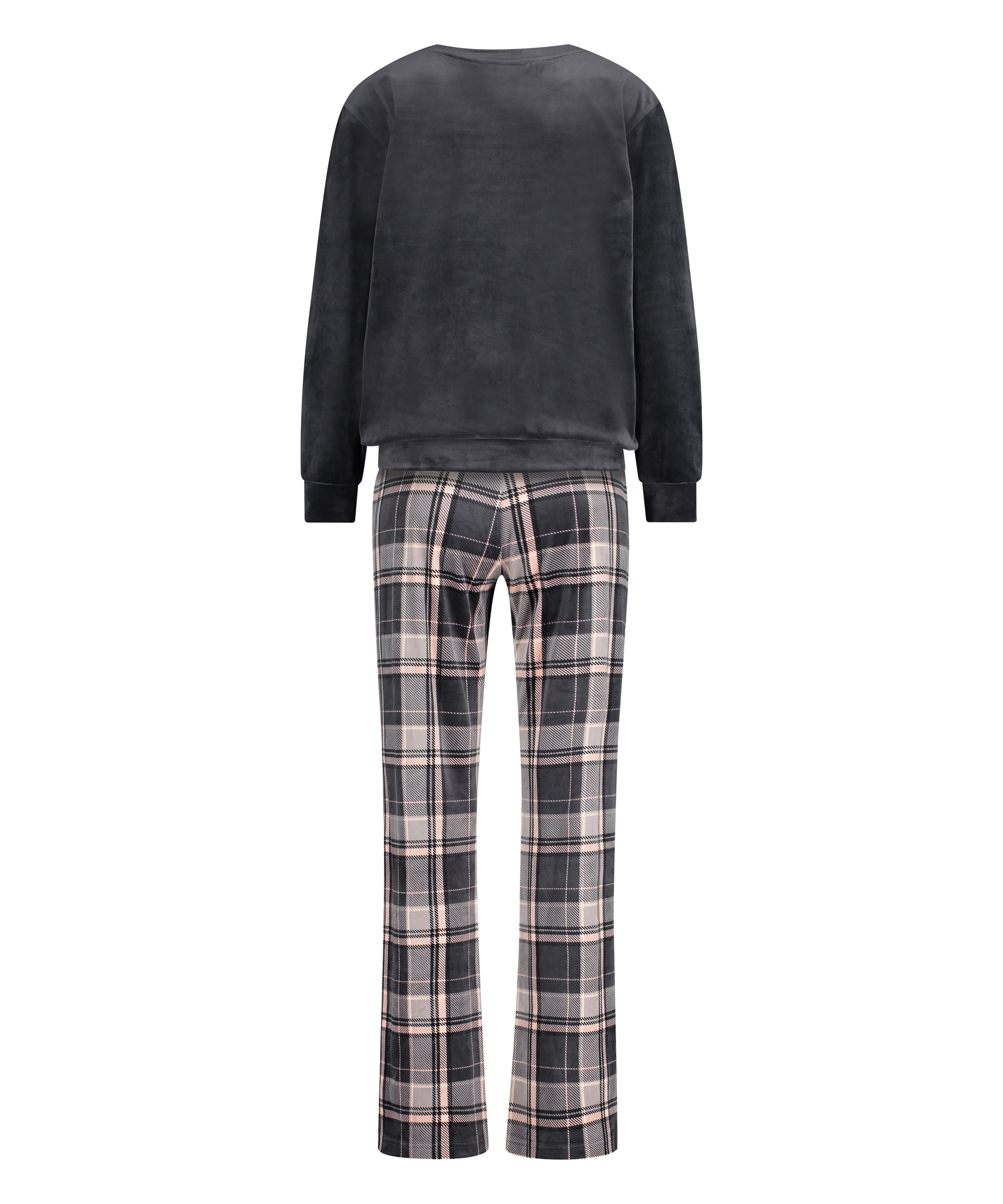 Pyjamassett i fl&oslash;yel, Gr&aring;, main