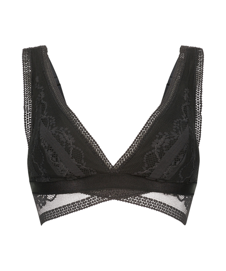 Cleo bralette, Svart