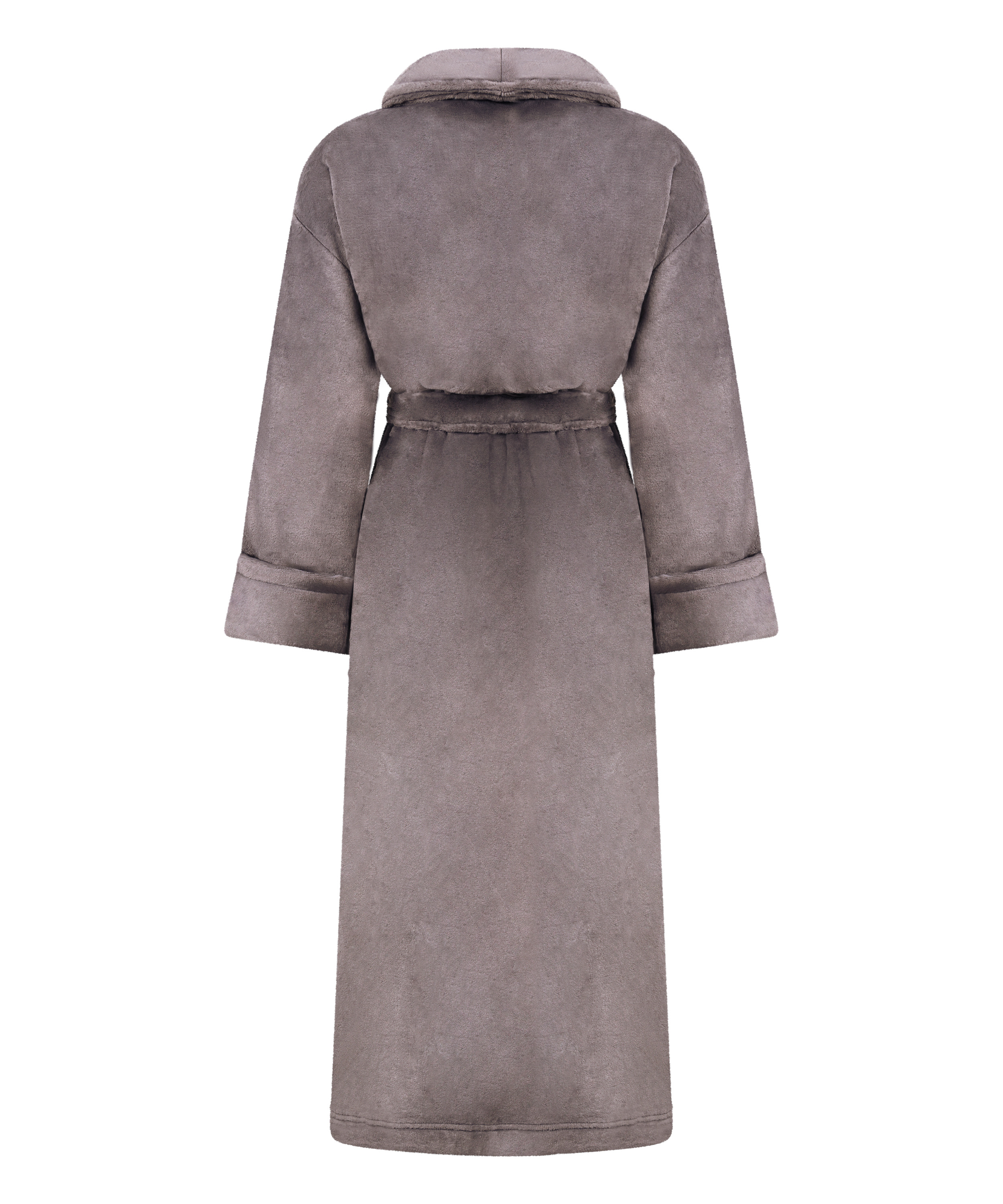 Myk fleece-badek&aring;pe, Gr&aring;, main