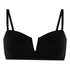 Neopren Bandeau Bikinitopp, Svart