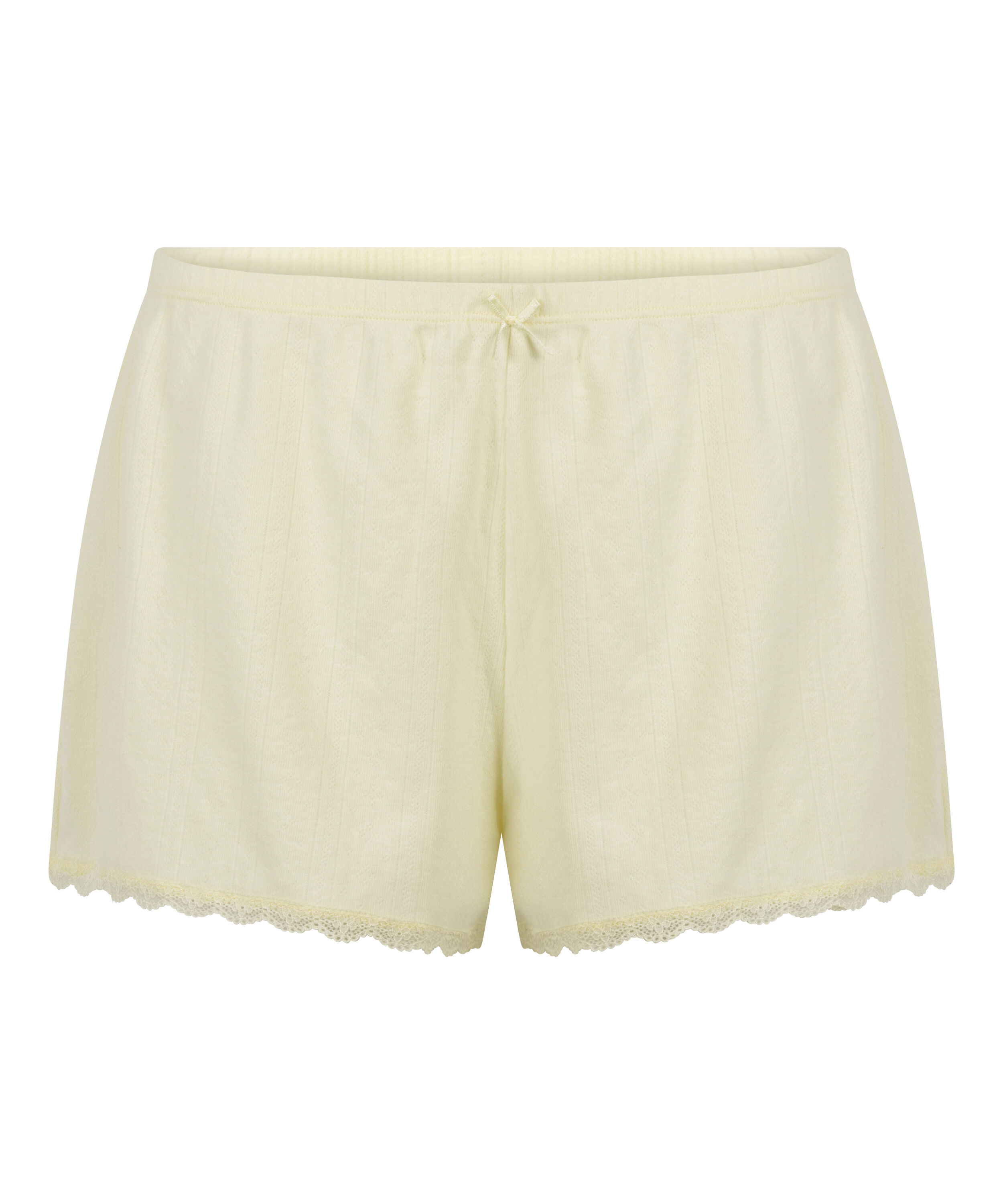 Pointelle shorts, Gul