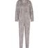 Onesie flanellfleece, Grå