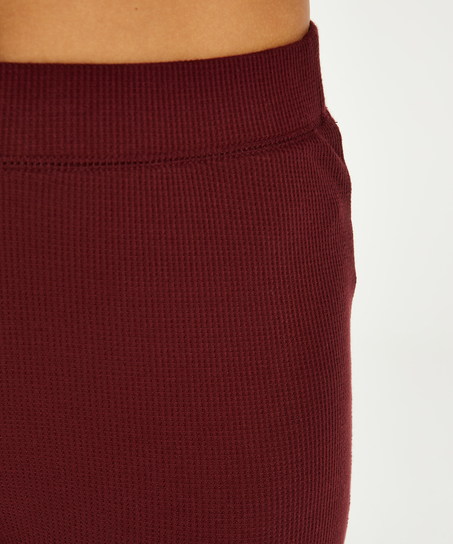 Waffle Placket pysjamas, Lilla