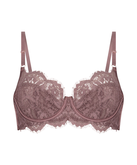 Hannako uvattert  BH med spiler, Lilla