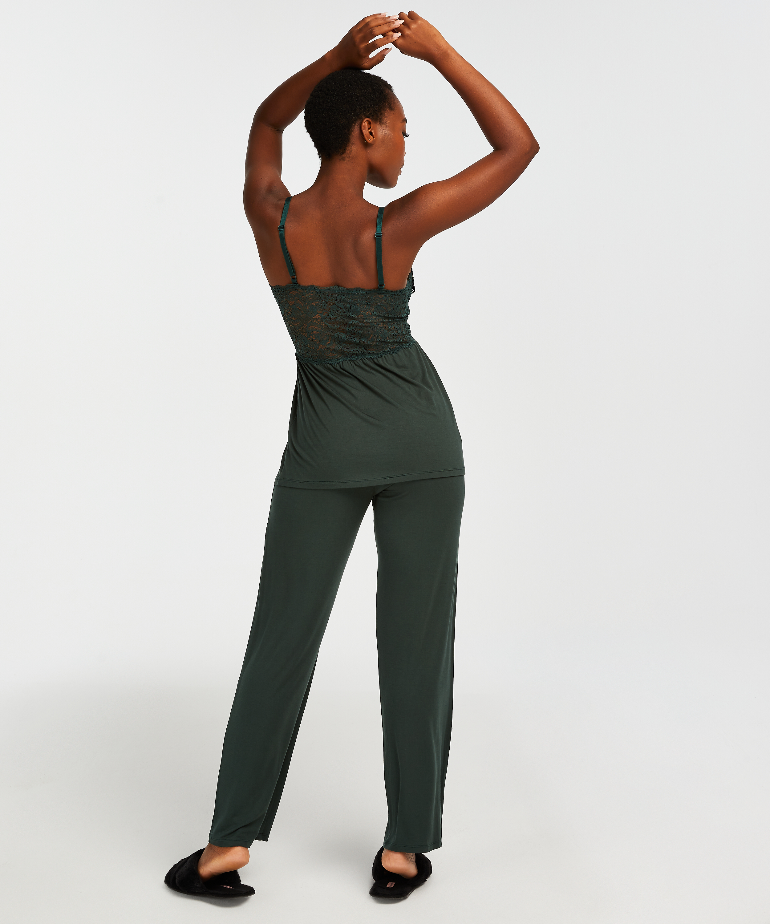 Vera Lace pysjamassett, Gr&oslash;nn, main