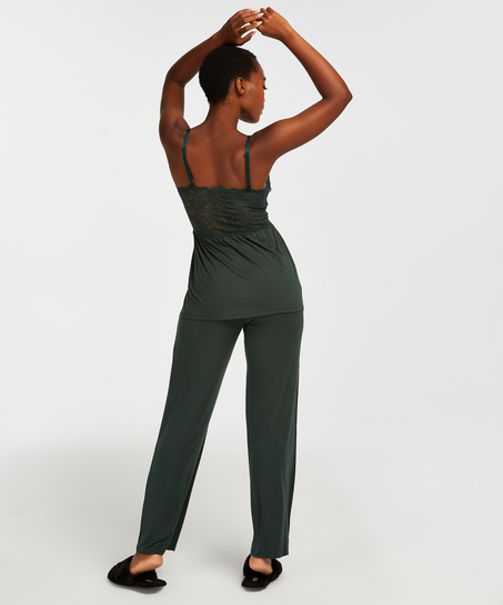 Vera Lace pysjamassett, Gr&oslash;nn