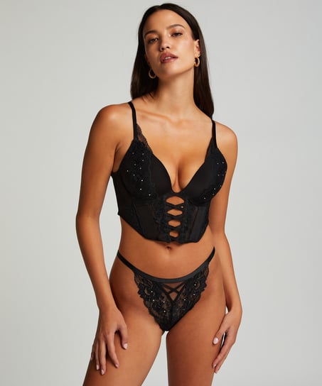 G-streng Gigi, Svart