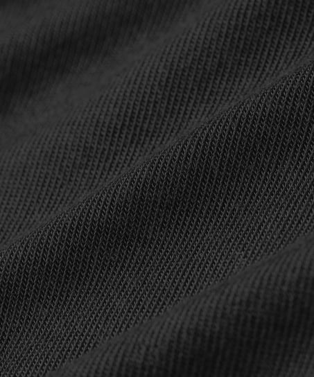 super soft Body med kasjmir skjorte, Svart