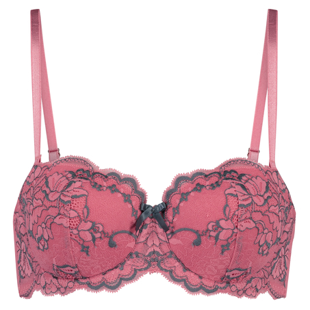 Roberta Padded Underwired Strapless Bra, Rosa