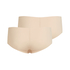 3-pakning Invisible shorts, Beige