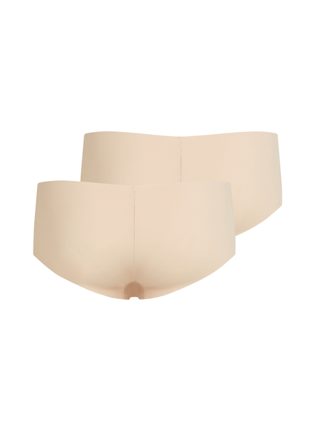 3-pakning Invisible shorts, Beige