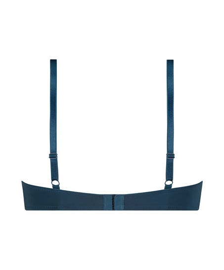 ﻿Vattert bh med bøyle Plunge, Blå