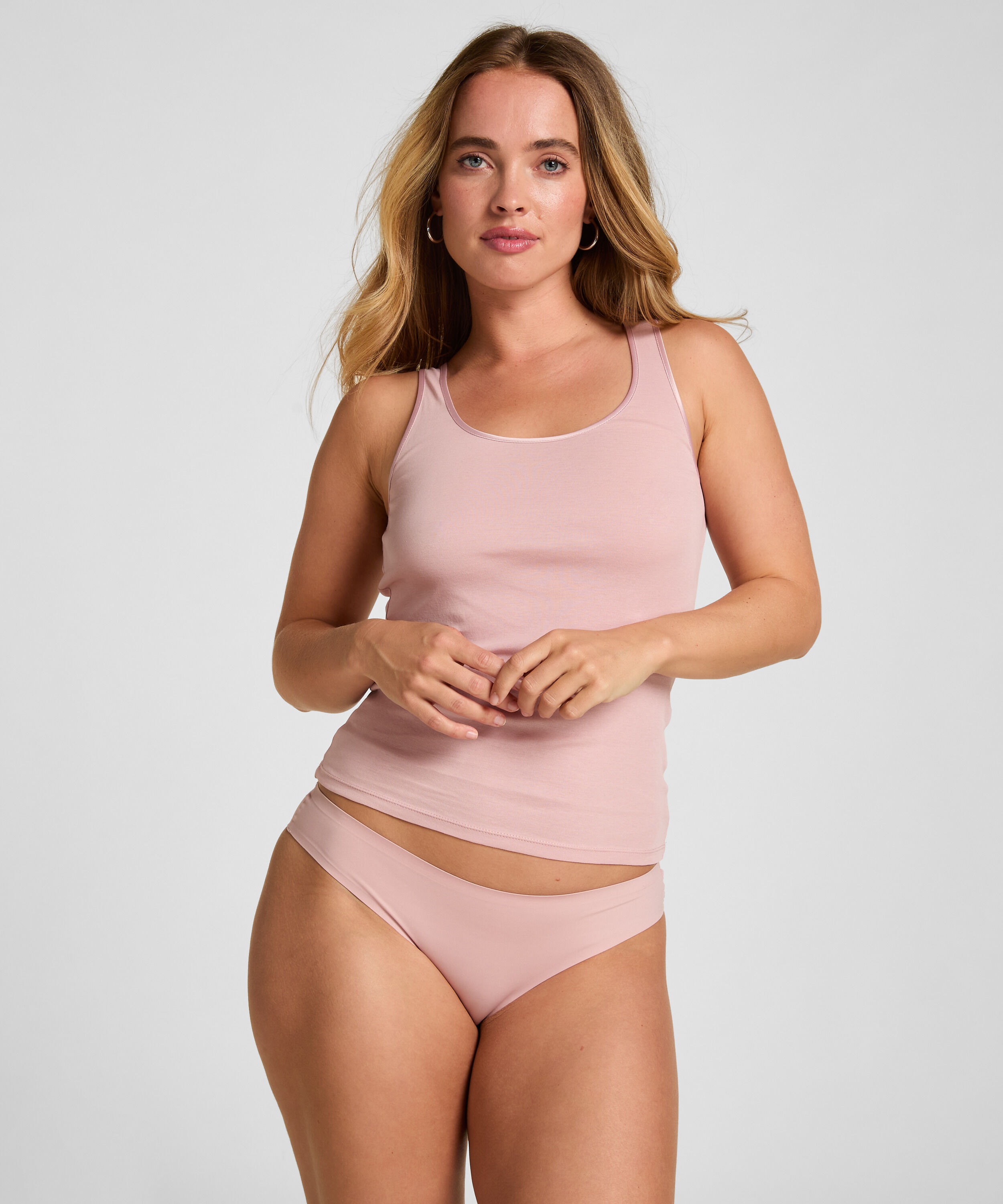 Singlet Basic Dame, Rosa