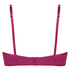 Cardi fôret BH med halvskåler og bøyle, Rosa