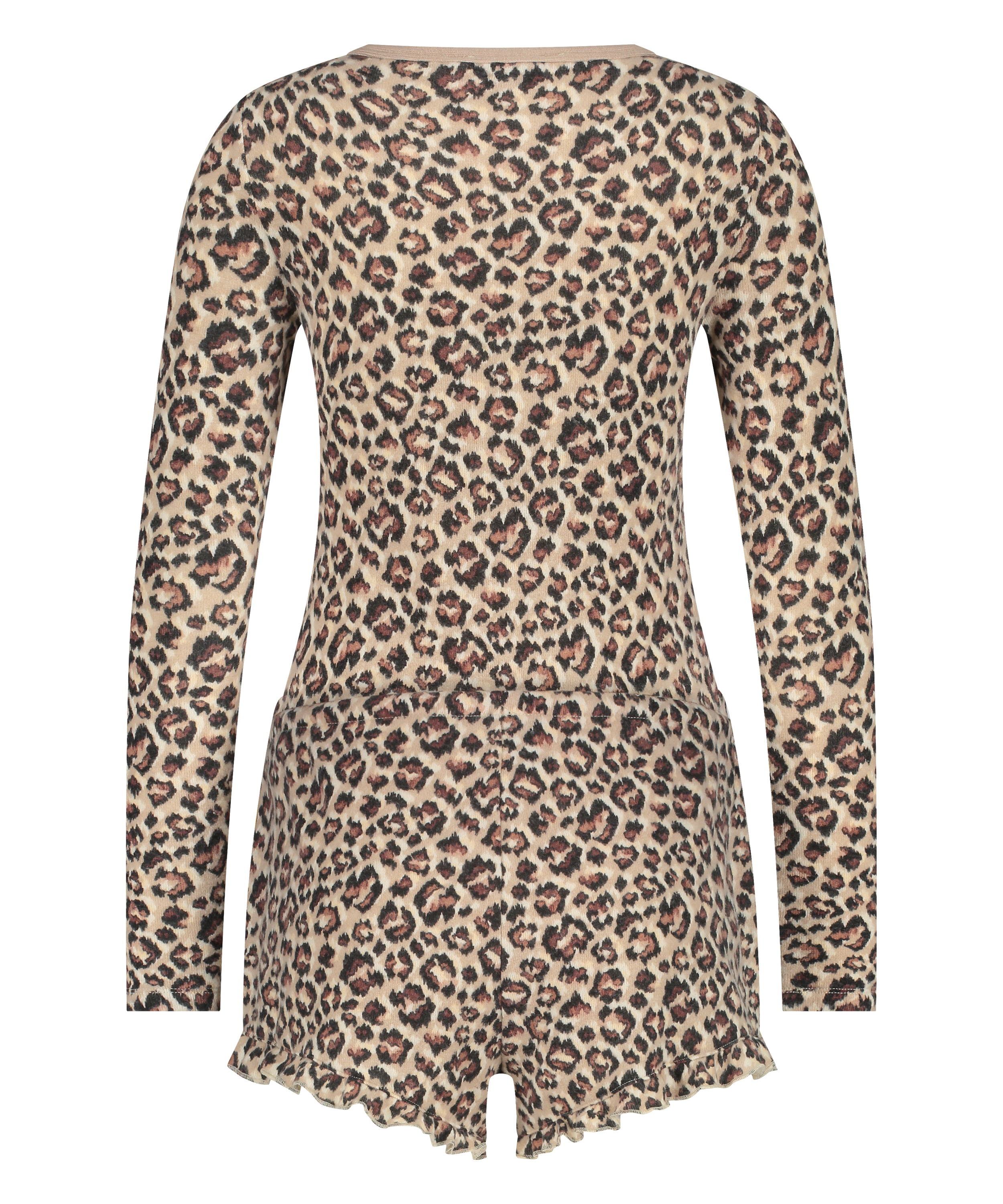 Onesie i Leopard, Beige, main