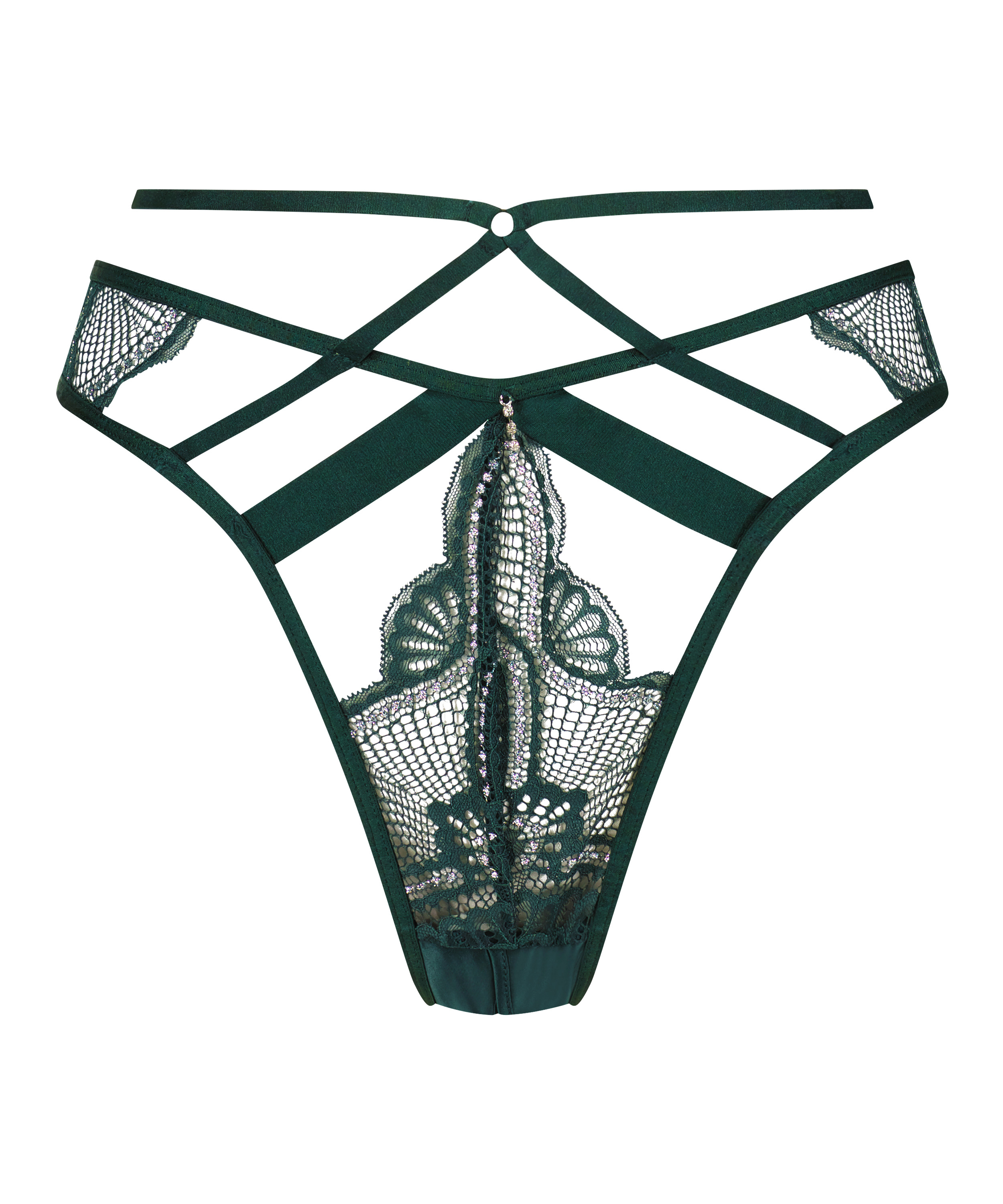 Lyra brasiliansk truse med fransk åpning, Grønn, main