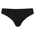 Thong invisible scalloped, Svart