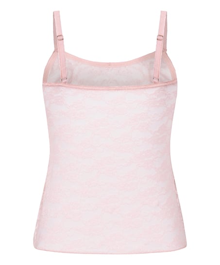 Cami Allover Lace, Rosa