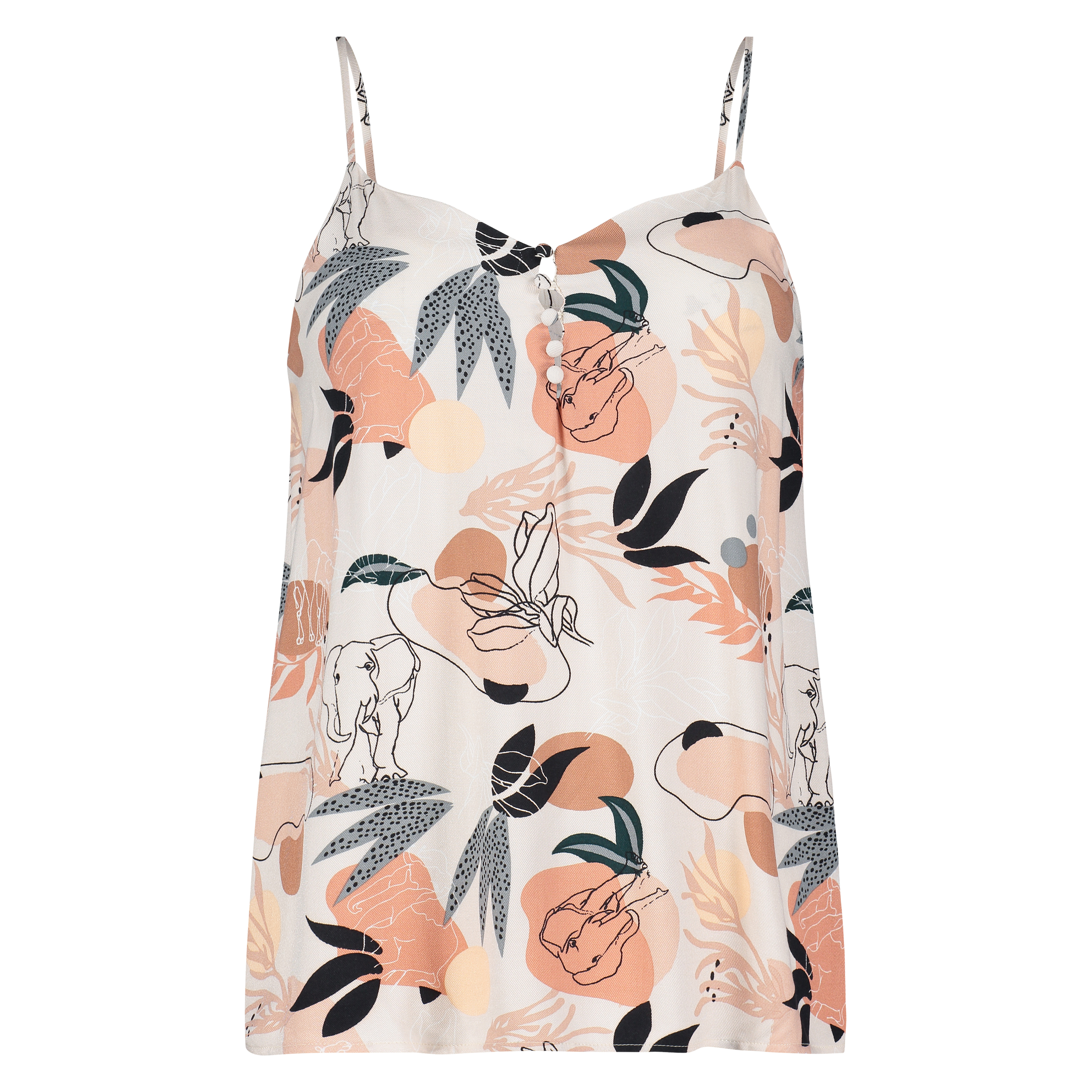 Woven Cami, Rosa, main