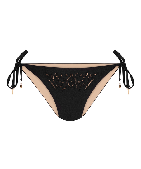 Boho Cheeky bikiniunderdel, Svart