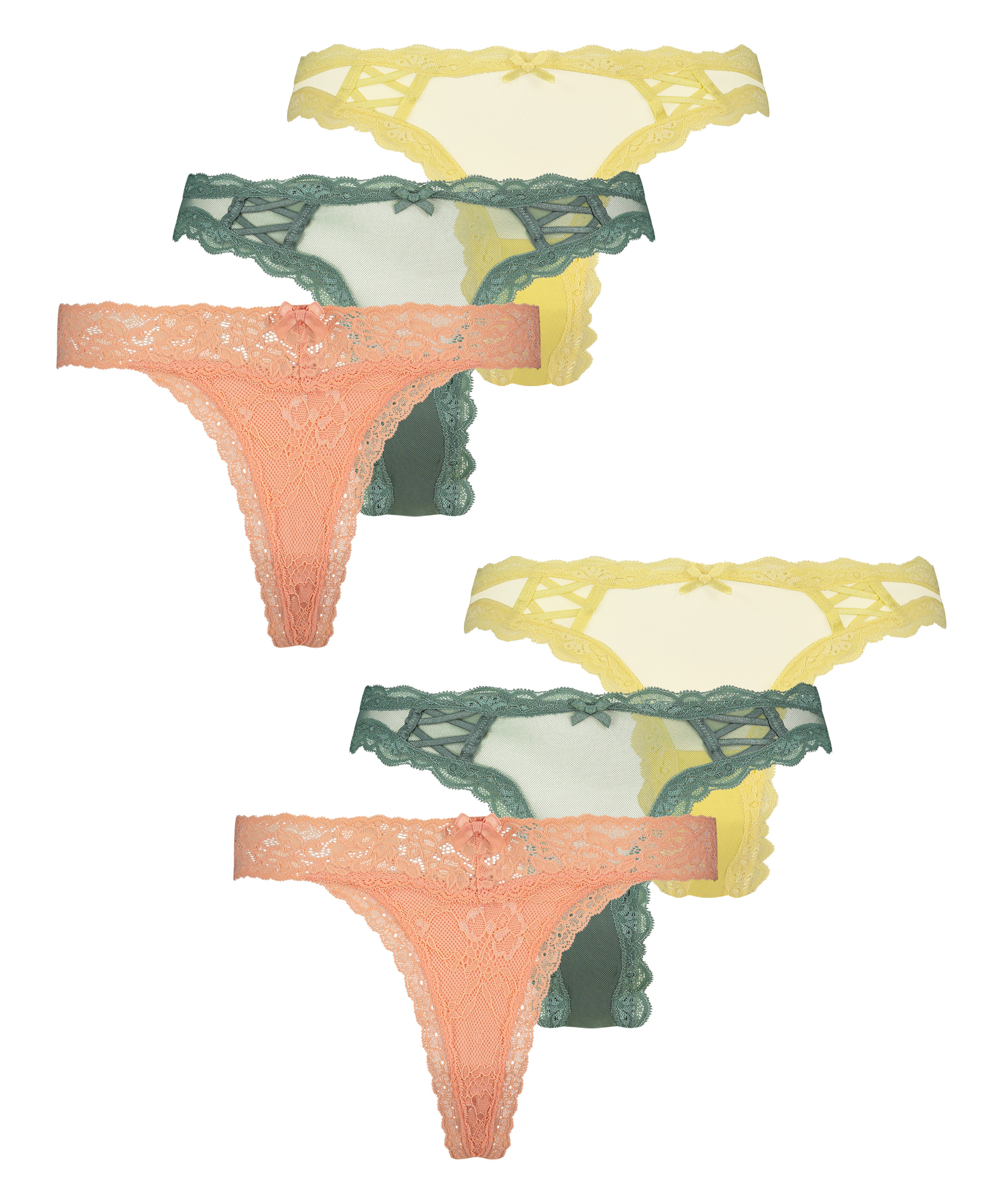 6-pakning med brazillian, Gul, main