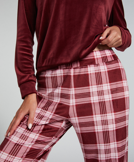 Pysjamassett Velours, Lilla