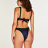 Triangle bikinitopp Luxe, Blå