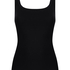 Singlet tanktop i myk bomull, Svart