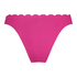 Høykuttet Bikini Underdel Scallop Lurex, Rosa