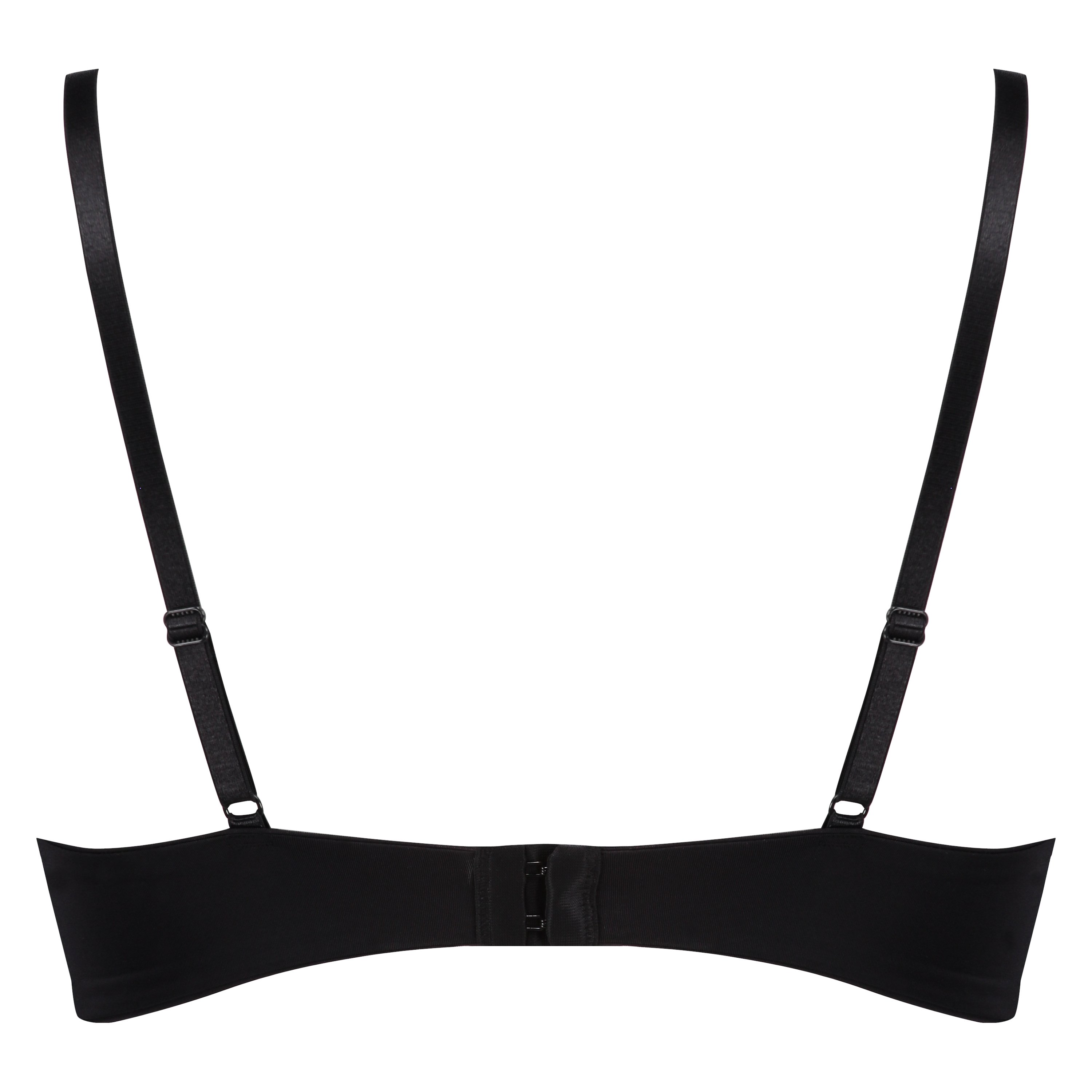 Foret maksimerings-BH med bøyle og dyp utringning, Svart, main