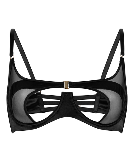 Vienna ufôret BH med bøyle, Svart