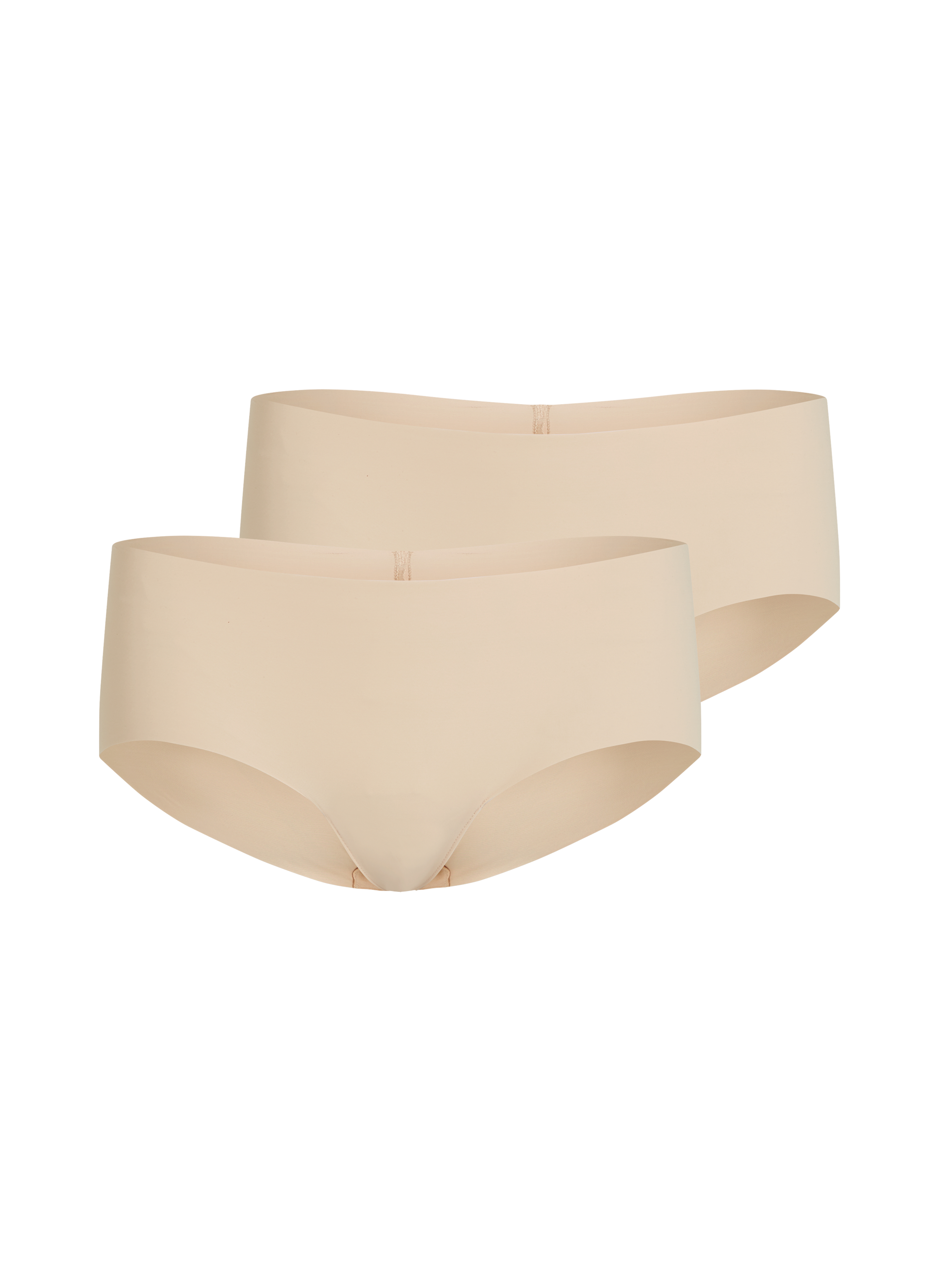 3-pakning Invisible shorts, Beige, main